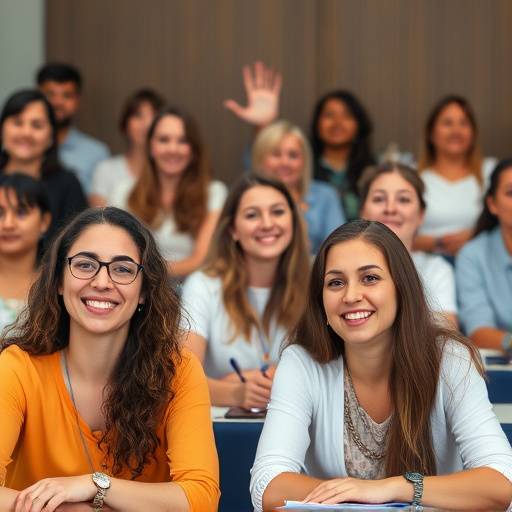 Pessoas diversas participando de um curso de oratória, demonstrando entusiasmo e aprendizado.